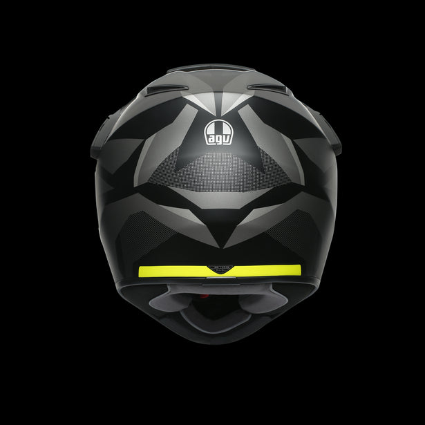 AX9 MULTI ECE DOT - SIBERIA MATT BLACK/YELLOW FLUO