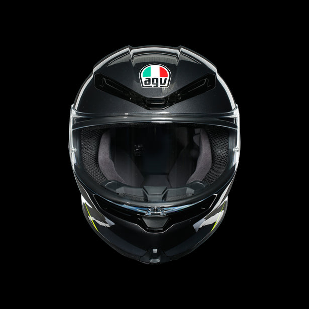 K6 ECE DOT MULTI - MINIMAL GUNMET/BLACK/YELLOW FL