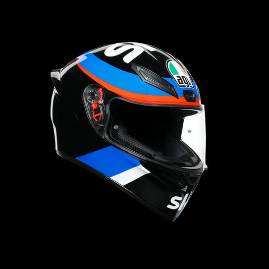 K1 REPLICA ECE DOT - VR46 SKY RACING TEAM BLACK/RED