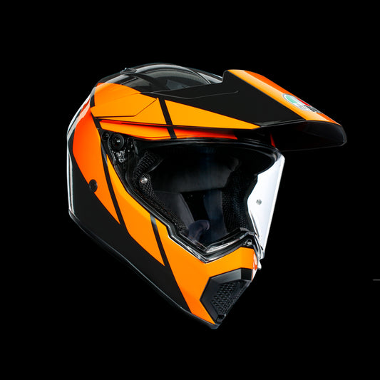 AX9 MULTI ECE DOT - TRAIL GUNMETAL/ORANGE