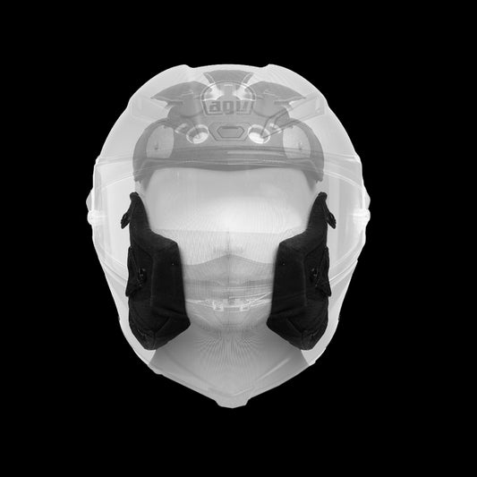 * CHEEK PADS PISTA GP RR - GREY/YELLOW