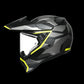 AX9 MULTI ECE DOT - SIBERIA MATT BLACK/YELLOW FLUO