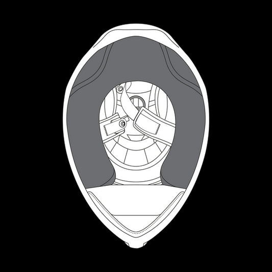 CHEEK PADS K1 (XXS) - BLACK