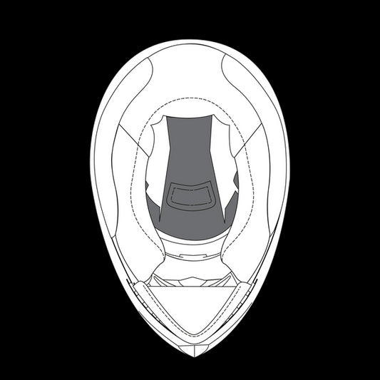 * CROWN PAD K-3 SV (XS) - BLACK