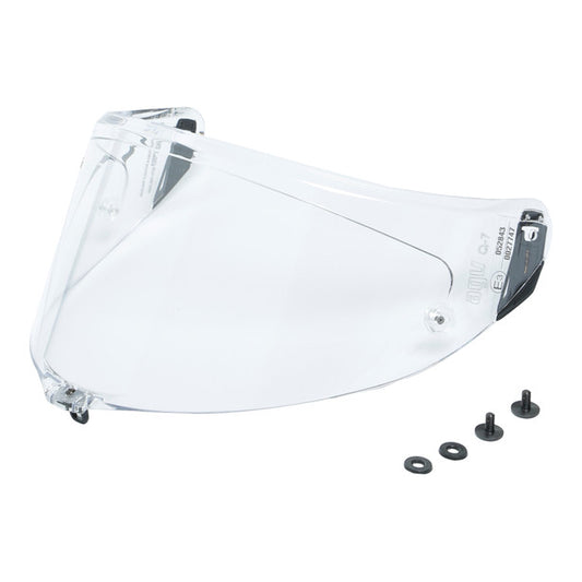 RACING KIT VISOR PISTA GP RR/PISTA GP R/CORSA R (+screws) - CLEAR