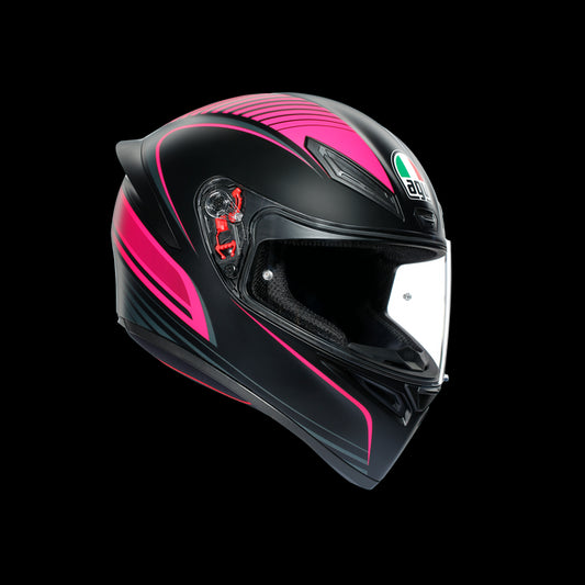 K1 MULTI ECE DOT - WARMUP BLACK/PINK